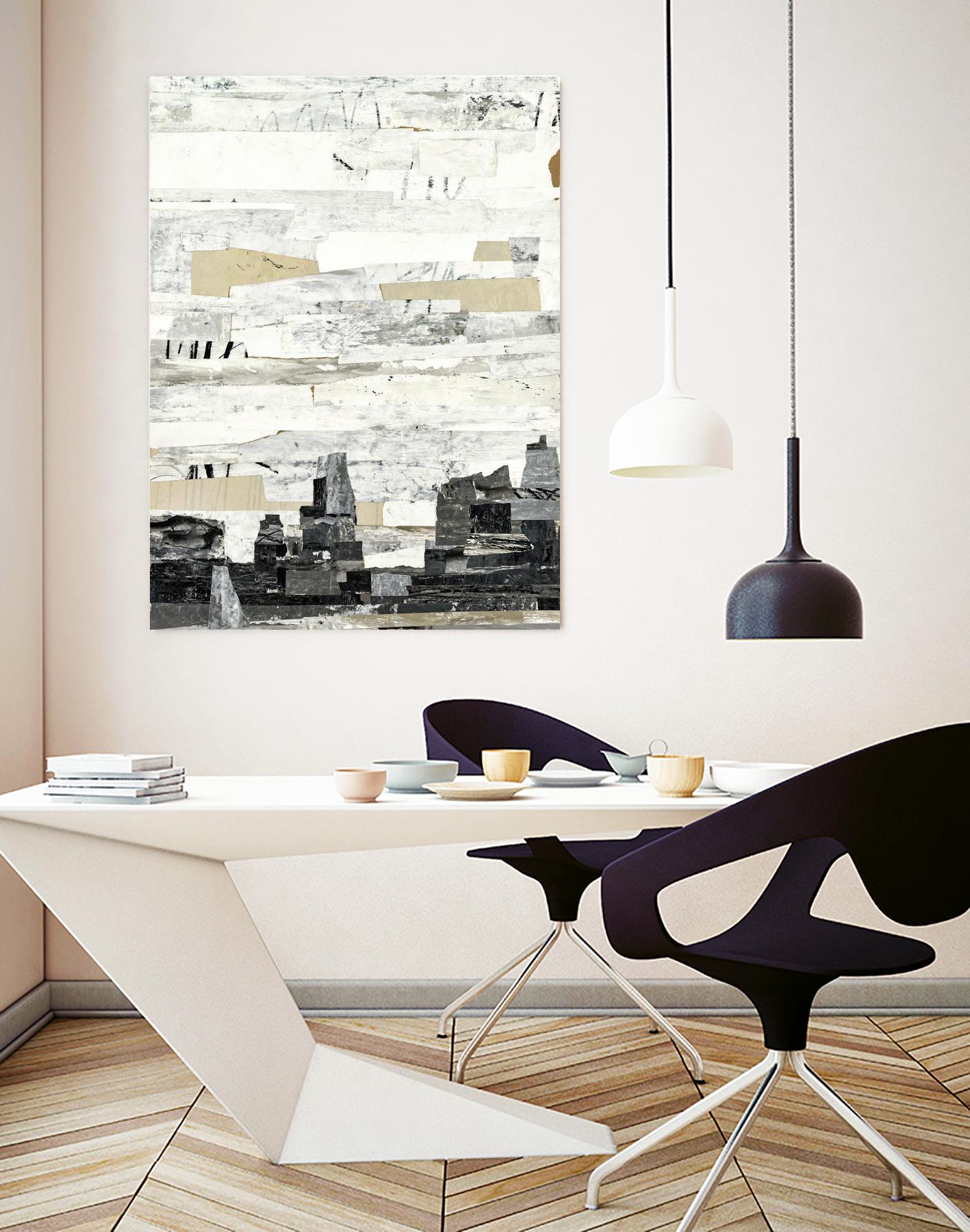 Linear Progression 4 by Kyle Goderwis on GIANT ART - grey abstract