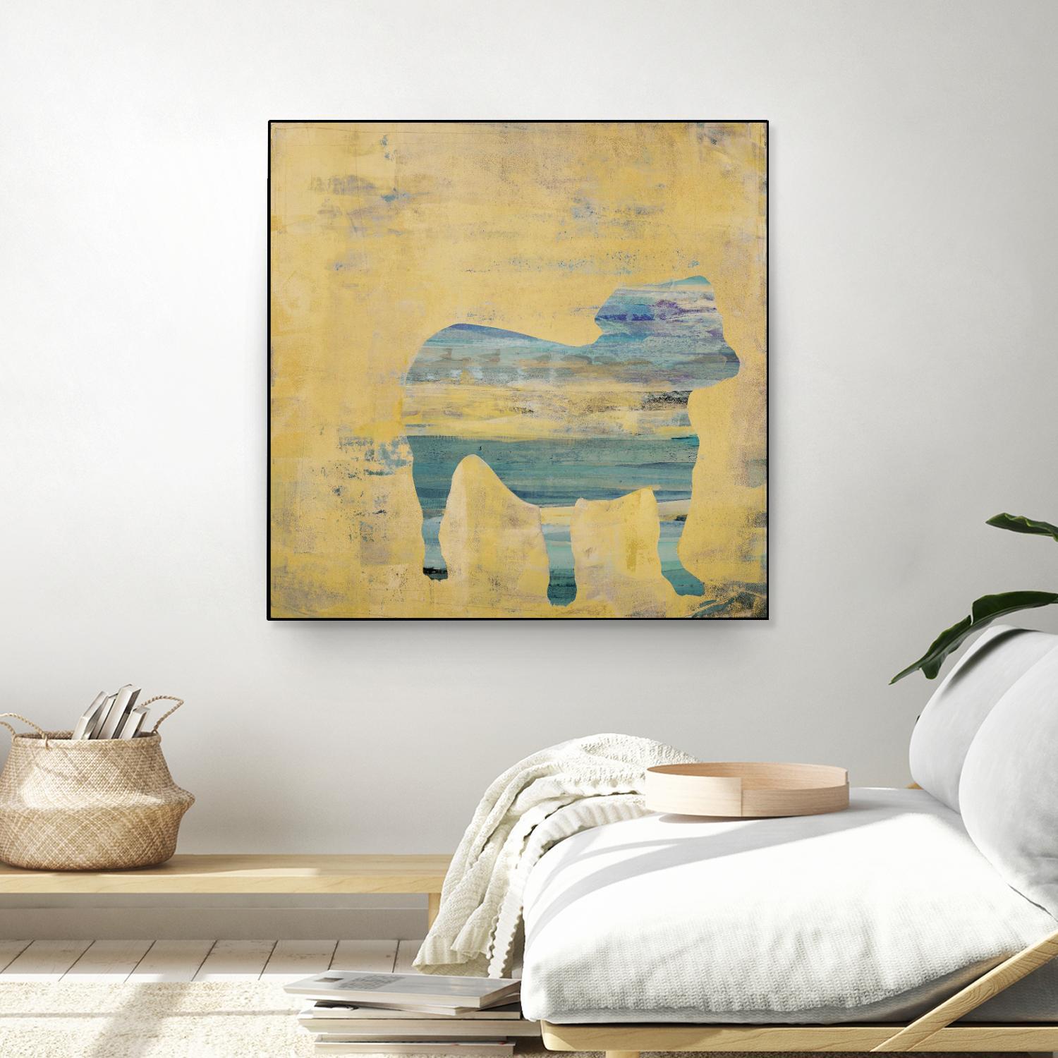 Best Friend 3 by Harris, Maeve Harris on GIANT ART - beige animals dog
