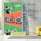 Los Angeles Archery 1984 by THE Studio on GIANT ART - green vintage