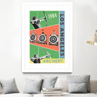 Los Angeles Archery 1984 by THE Studio on GIANT ART - green vintage