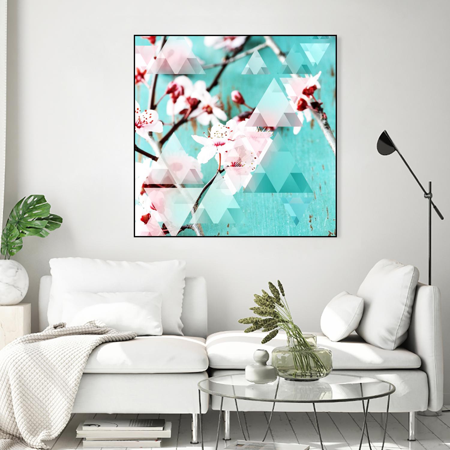 Crystalized Cherry Blossoms by THE Studio on GIANT ART - pink contemporary