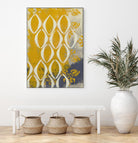 Yellow Pintura 2 by Sid Rativo on GIANT ART - white abstract