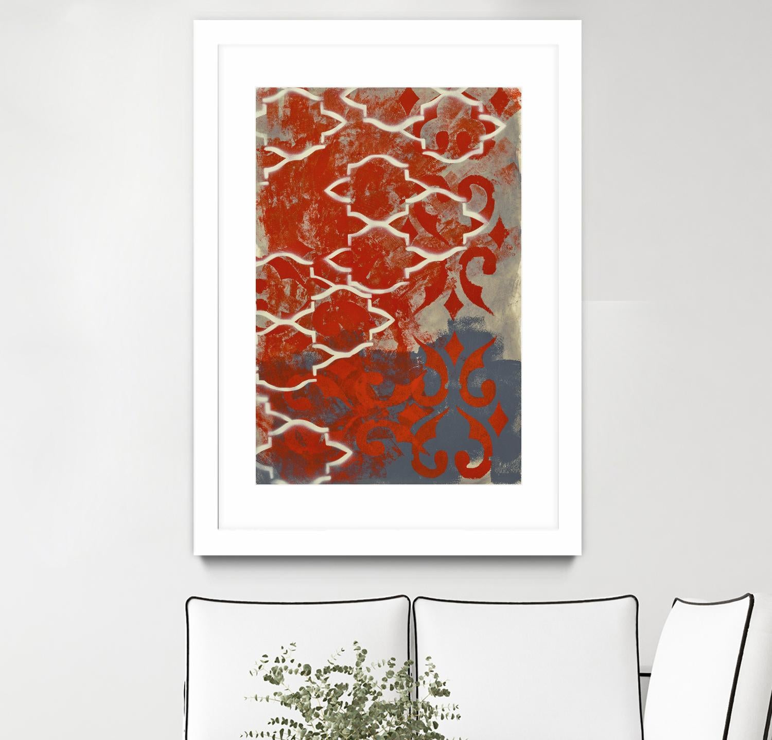 Cherry Pintura 1 by Sid Rativo on GIANT ART - orange abstract
