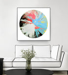Spin Art 10 by Kyle Goderwis on GIANT ART - white abstract