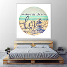 Love Each Other Deeply by THE Studio on GIANT ART - brown photo art