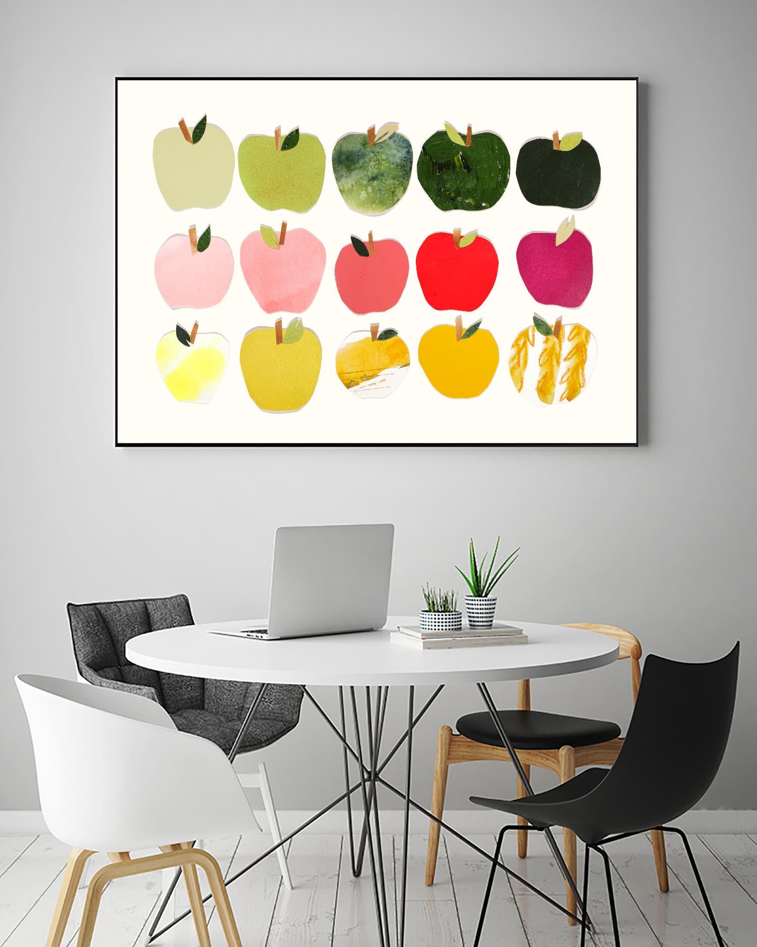 Apples to Apples by Emma Jones on GIANT ART - white still life