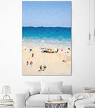 Beach Fragments E by THE Studio on GIANT ART - blue nautical