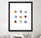 Faceted 1 Recolor by Natasha Marie on GIANT ART - red abstract