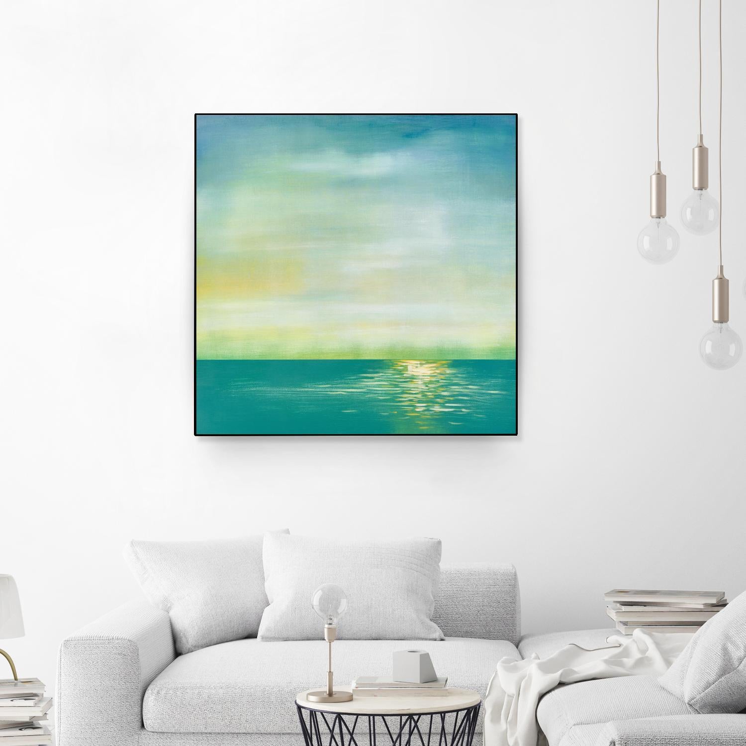 Tranquil 1 by Horton, Adam Horton on GIANT ART - blue landscapes transitional