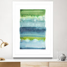 Watercolor Wash 2 by Natasha Marie on GIANT ART - green abstract