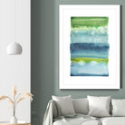Watercolor Wash 2 by Natasha Marie on GIANT ART - green abstract