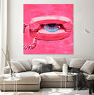 Hello 1 by PC Ngo on GIANT ART - blue contemporary