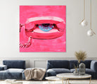 Hello 1 by PC Ngo on GIANT ART - blue contemporary