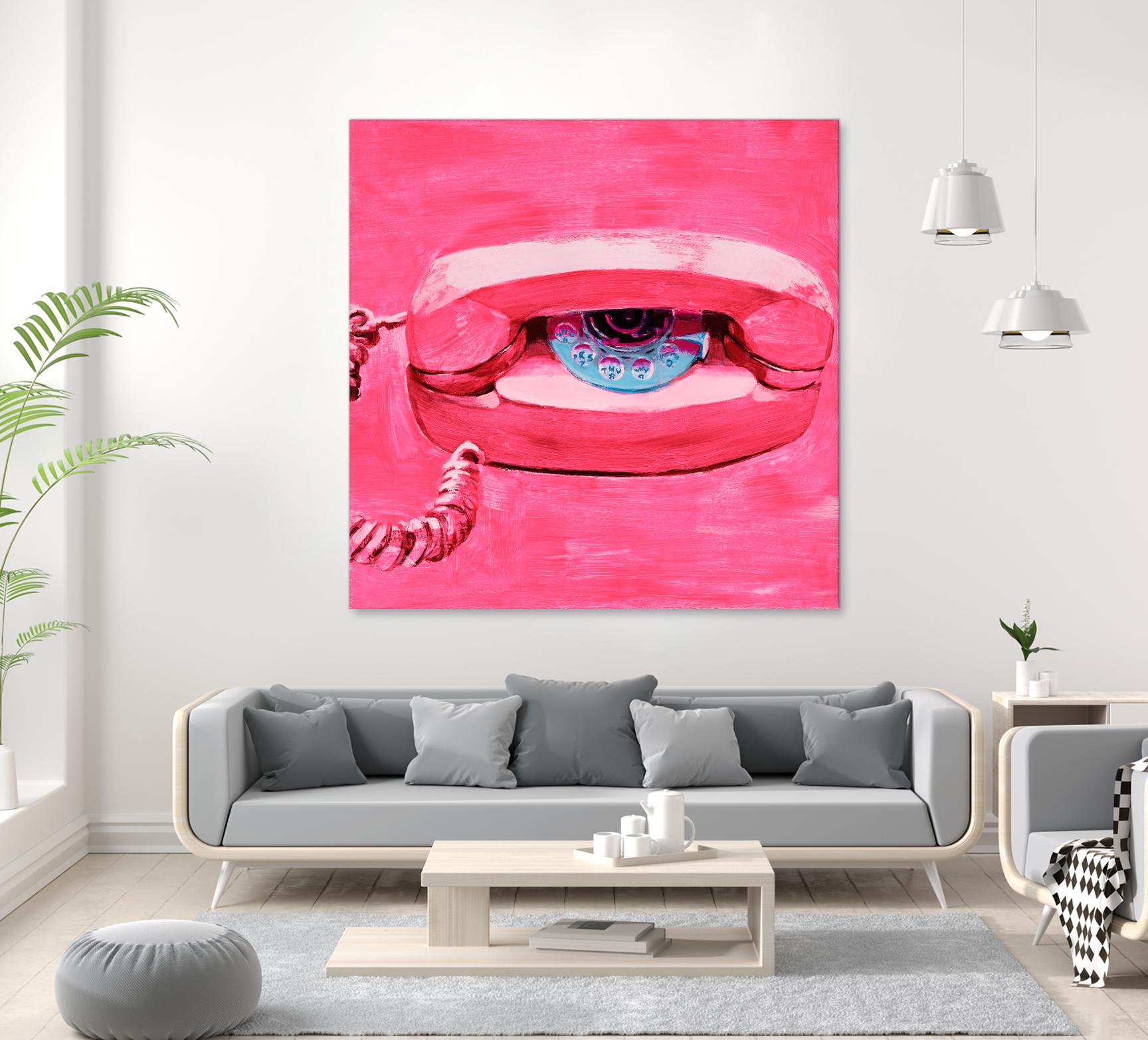 Hello 1 by PC Ngo on GIANT ART - blue contemporary