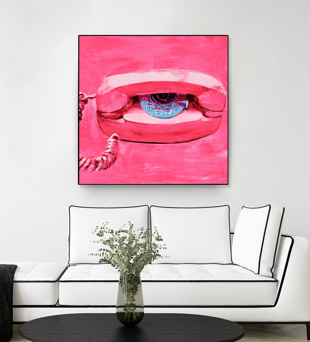 Hello 1 by PC Ngo on GIANT ART - blue contemporary