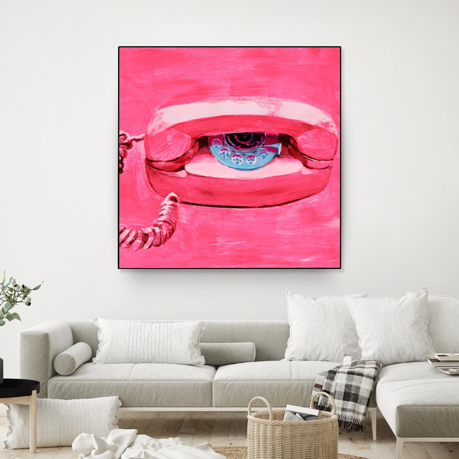 Hello 1 by PC Ngo on GIANT ART - blue contemporary