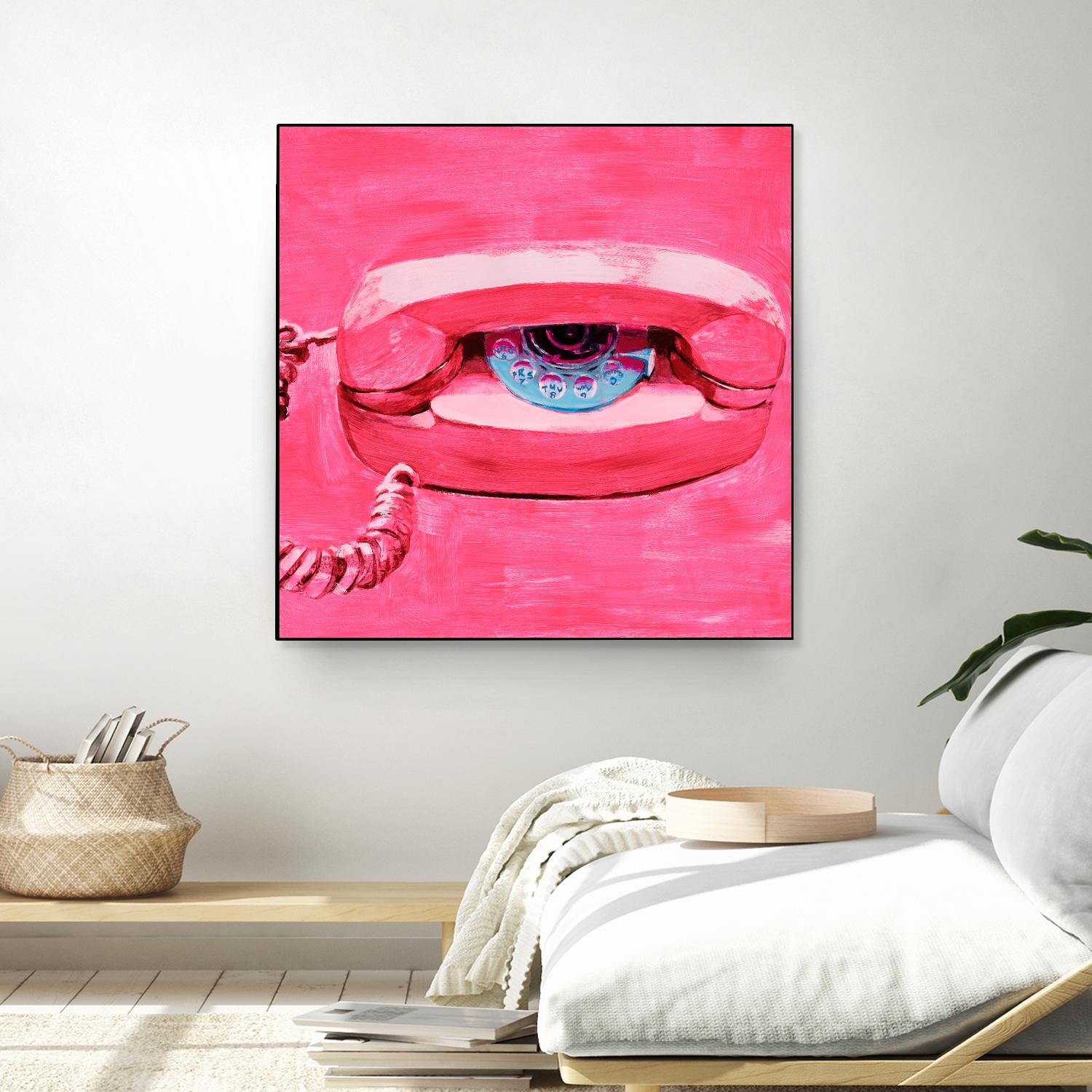 Hello 1 by PC Ngo on GIANT ART - blue contemporary