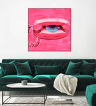 Hello 1 by PC Ngo on GIANT ART - blue contemporary