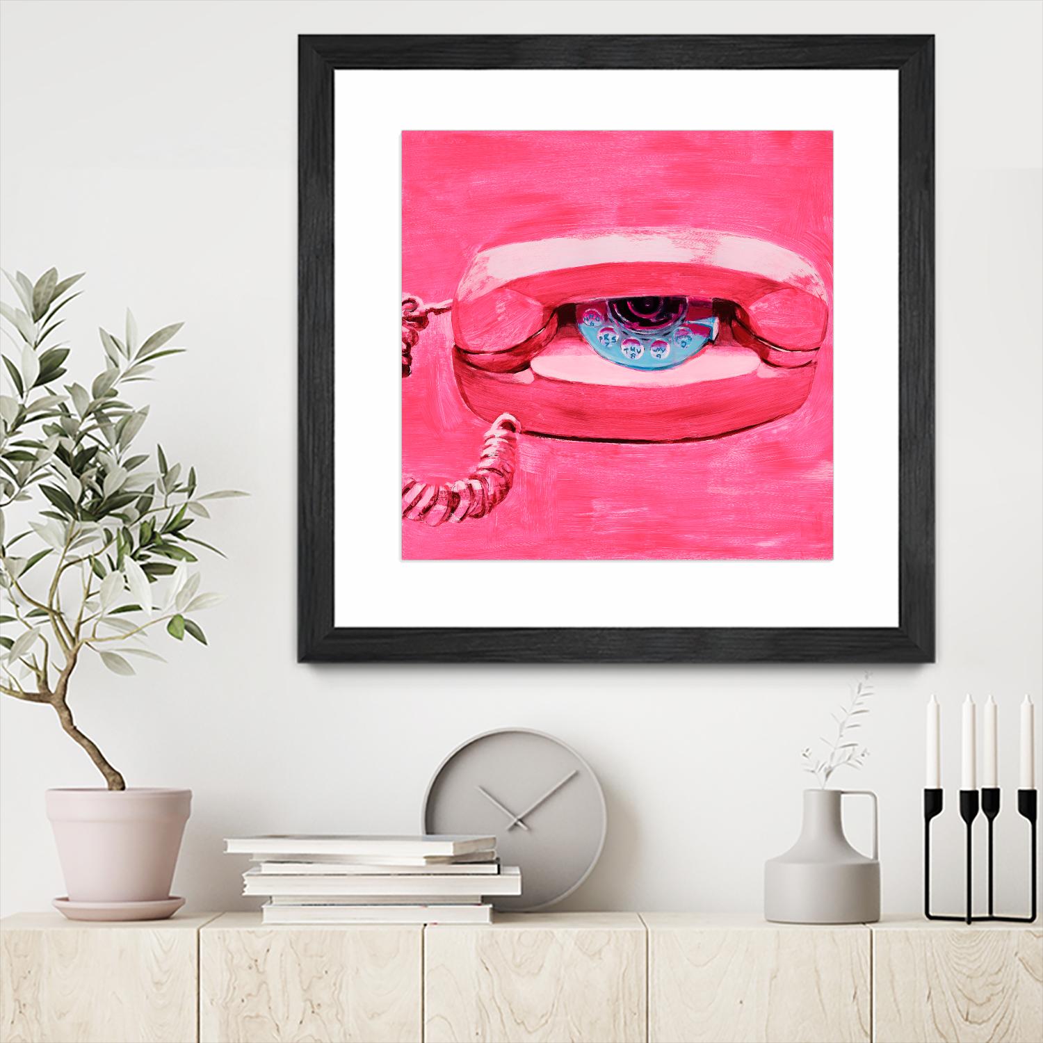 Hello 1 by PC Ngo on GIANT ART - blue contemporary