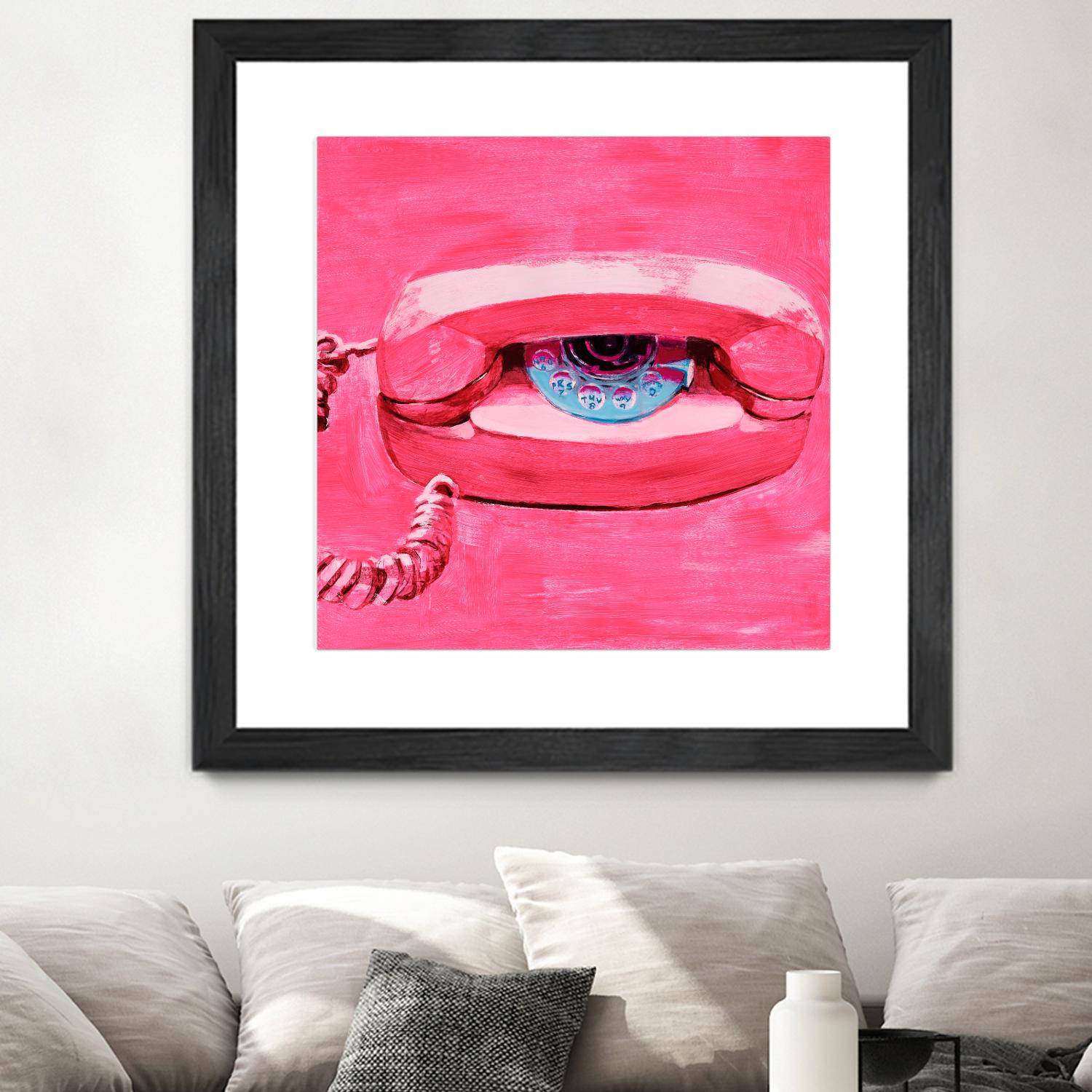 Hello 1 by PC Ngo on GIANT ART - blue contemporary