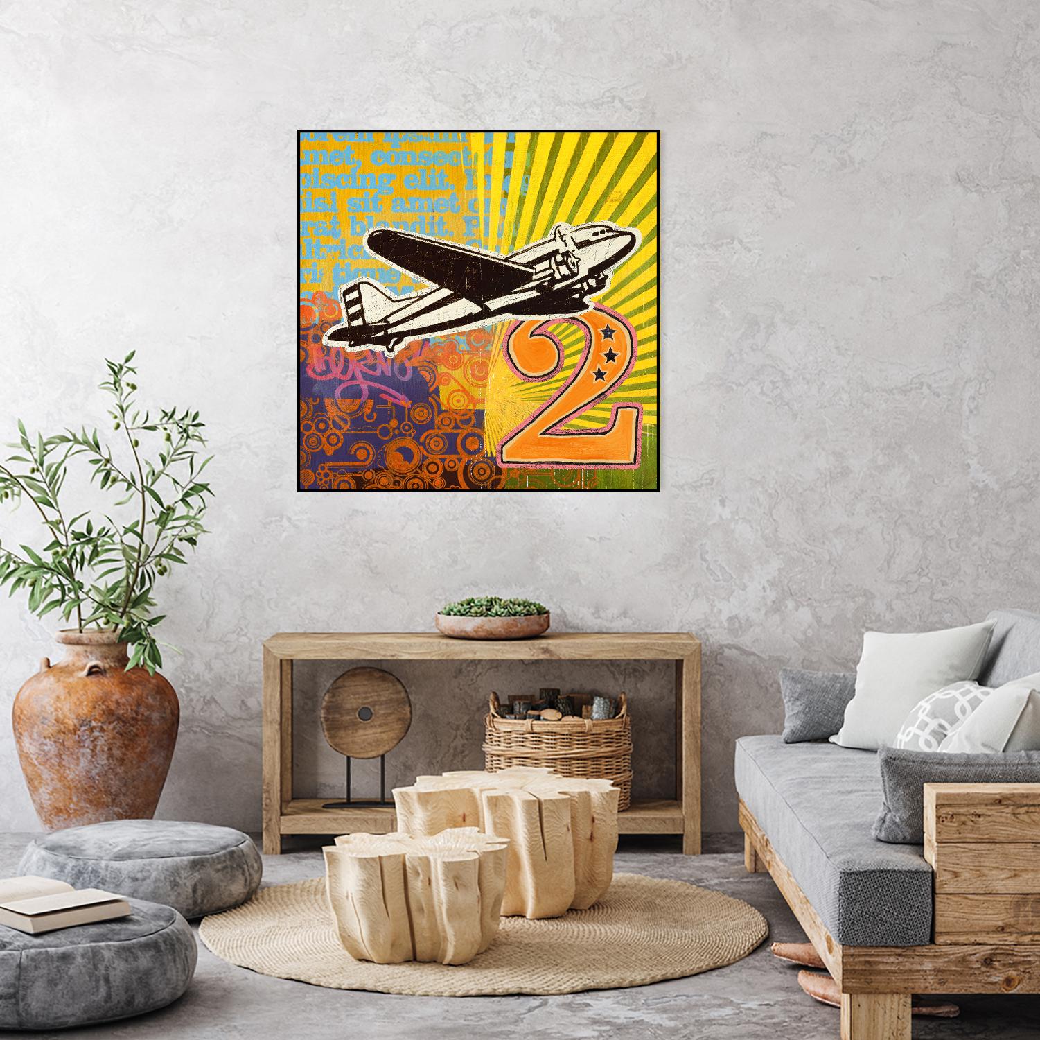 Plane 2 by Johnny Taylor on GIANT ART - black contemporary
