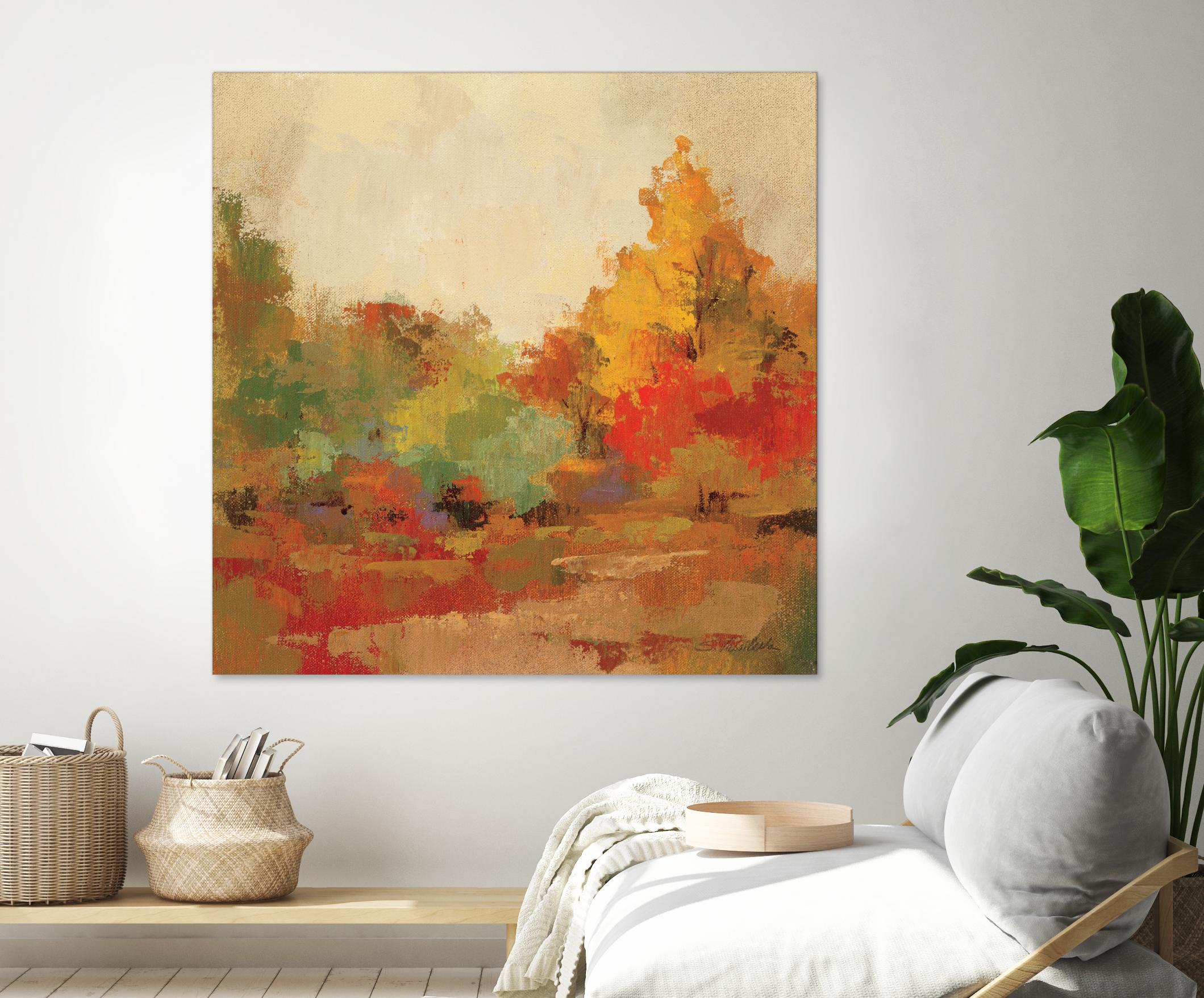 Fall Forest II by Silvia Vassileva on GIANT ART - yellow landscape