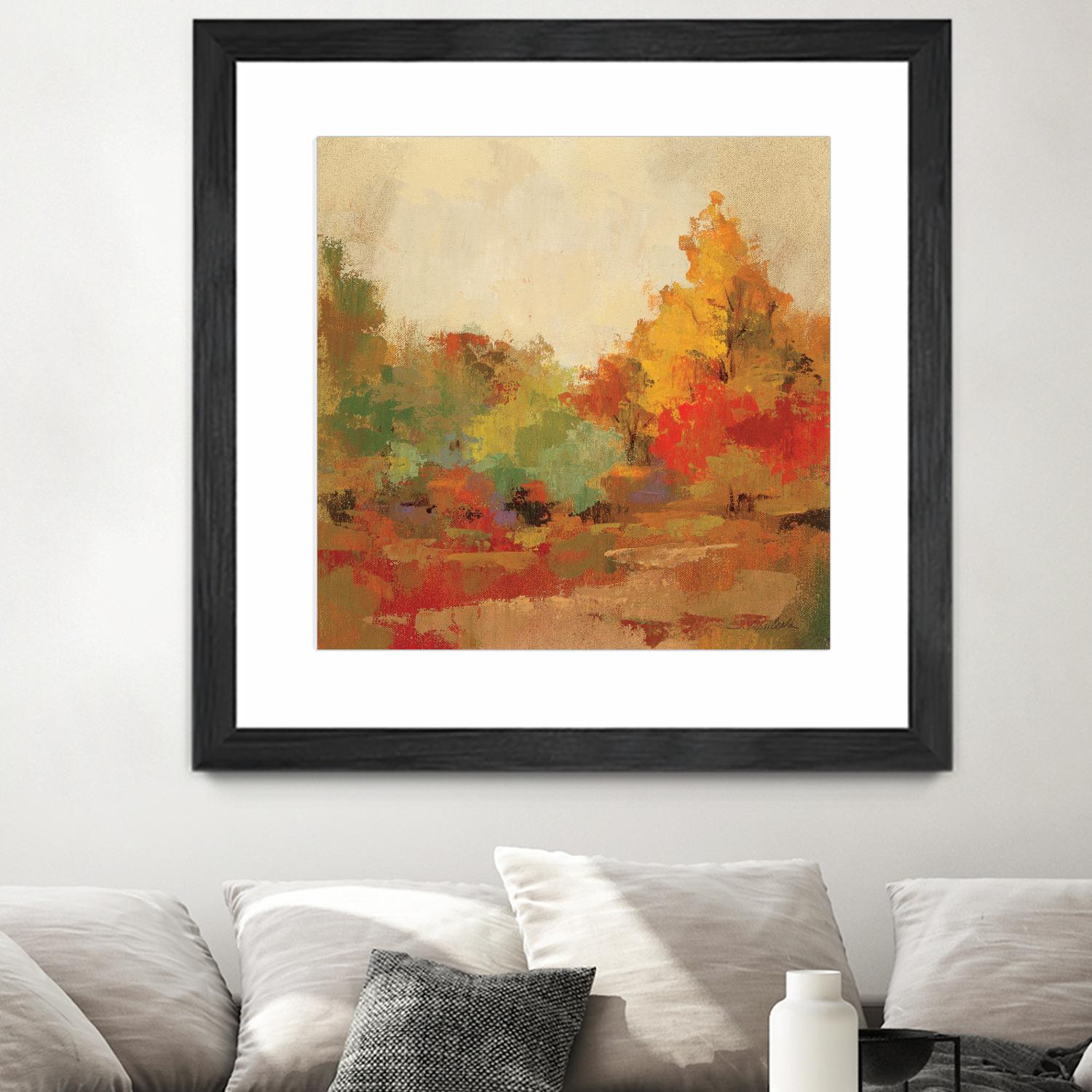 Fall Forest II by Silvia Vassileva on GIANT ART - yellow landscape