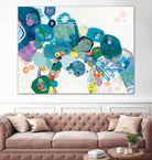 Bridging Our by Kathy Ferguson on GIANT ART - white abstract