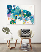 Bridging Our by Kathy Ferguson on GIANT ART - white abstract