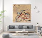 Pizza and Beer by Kellie Day on GIANT ART - beige leisure