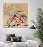 Pizza and Beer by Kellie Day on GIANT ART - beige leisure