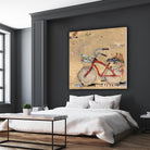 Pizza and Beer by Kellie Day on GIANT ART - beige leisure
