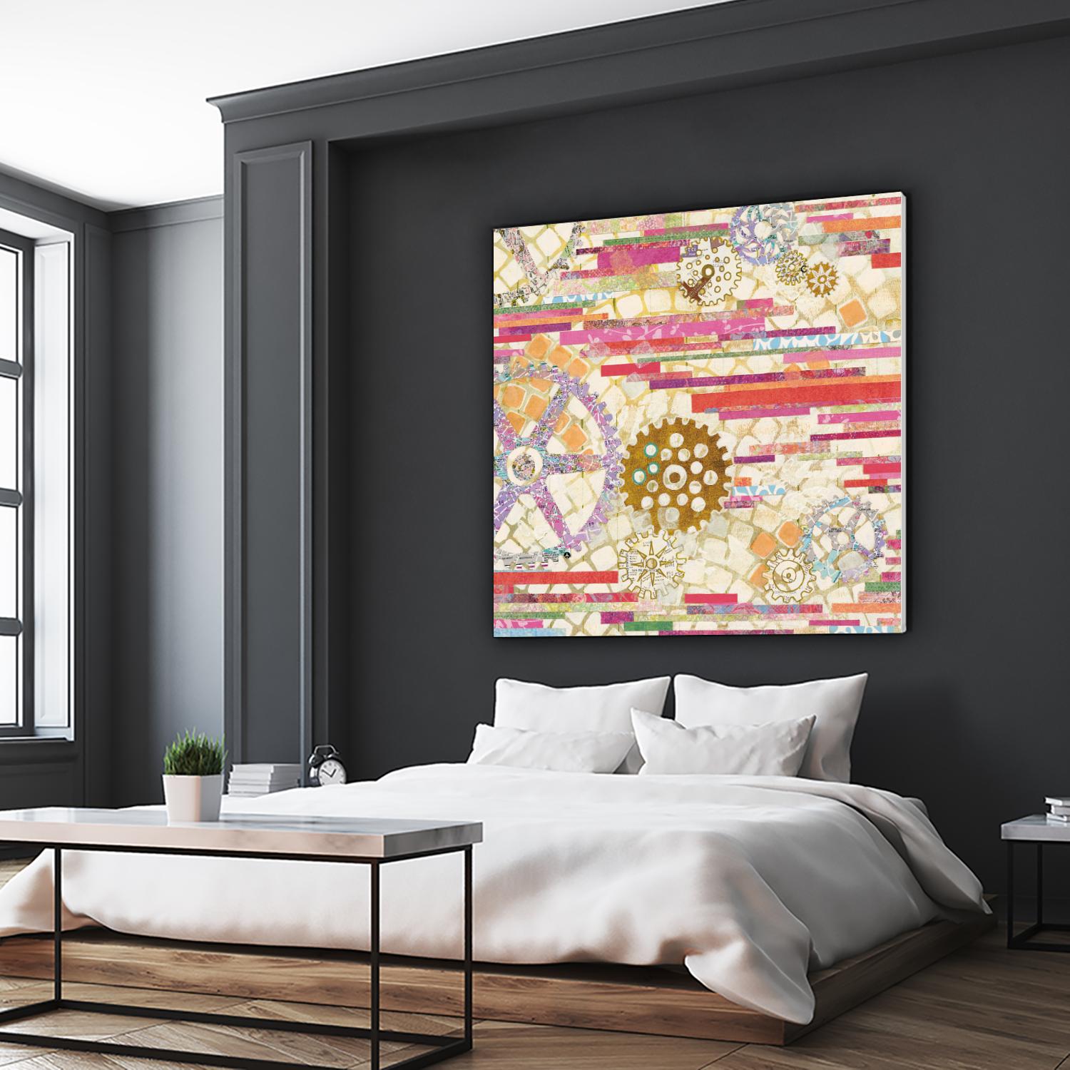 EU Timetable II on by Kathy Ferguson on GIANT ART - beige abstract