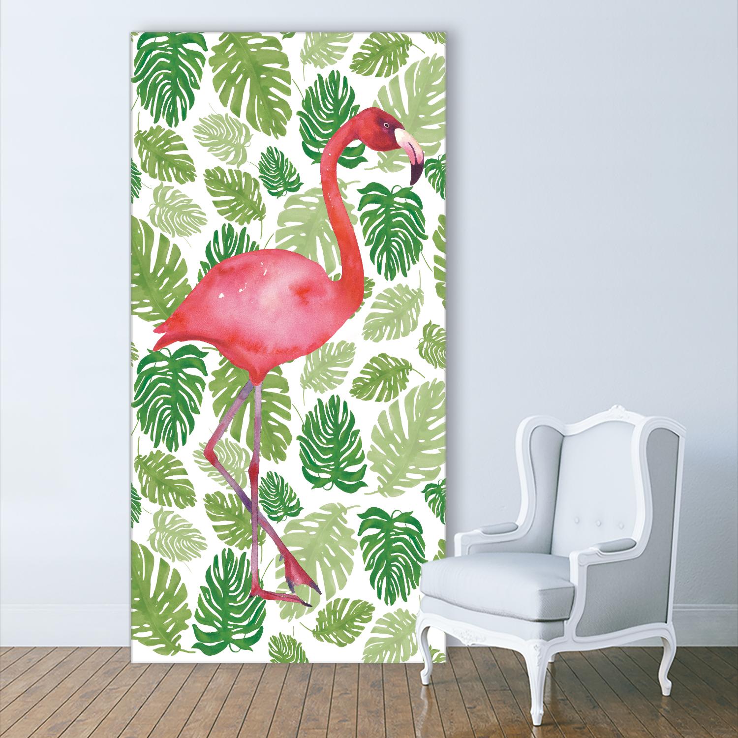 Tropical Flamingo I by Portfolio on GIANT ART - green tropical
