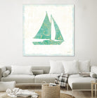 Flamingo Tropicale V by Sue Schlabach on GIANT ART - beige tropical