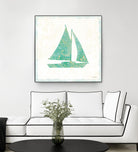 Flamingo Tropicale V by Sue Schlabach on GIANT ART - beige tropical