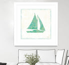 Flamingo Tropicale V by Sue Schlabach on GIANT ART - beige tropical