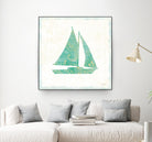 Flamingo Tropicale V by Sue Schlabach on GIANT ART - beige tropical
