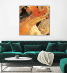 Moab by Albena Hristova on GIANT ART - yellow abstract