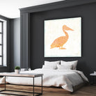 Flamingo Tropicale IX by Carol Rowan on GIANT ART - beige tropical