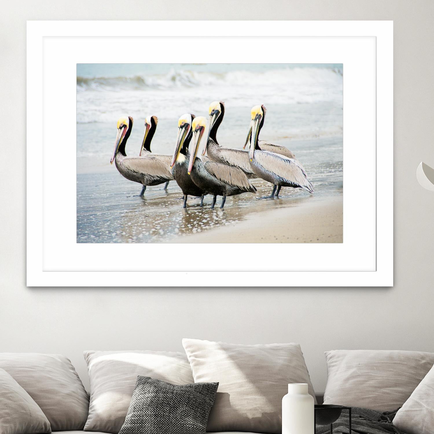 Pacific Cool IV Crop by Elizabeth Urquhart on GIANT ART - grey animals