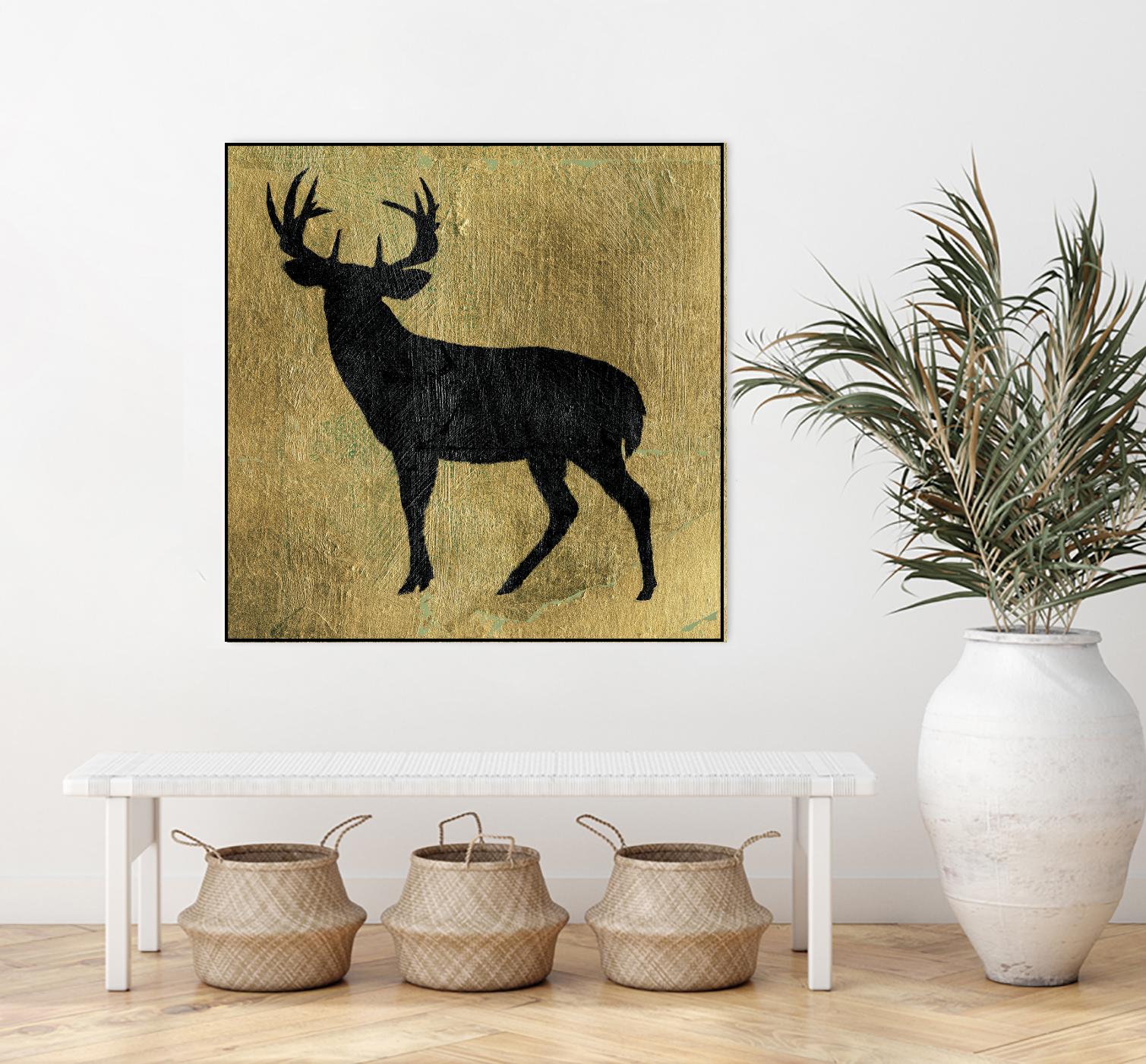 Golden Lodge I by James Wiens on GIANT ART - black animals