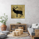 Golden Lodge IV by James Wiens on GIANT ART - black animals