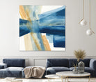 Indigo II by Chris Paschke on GIANT ART - orange abstract