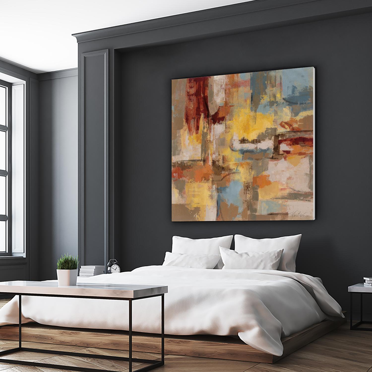 Sunday Afternoon by Silvia Vassileva on GIANT ART - red abstract