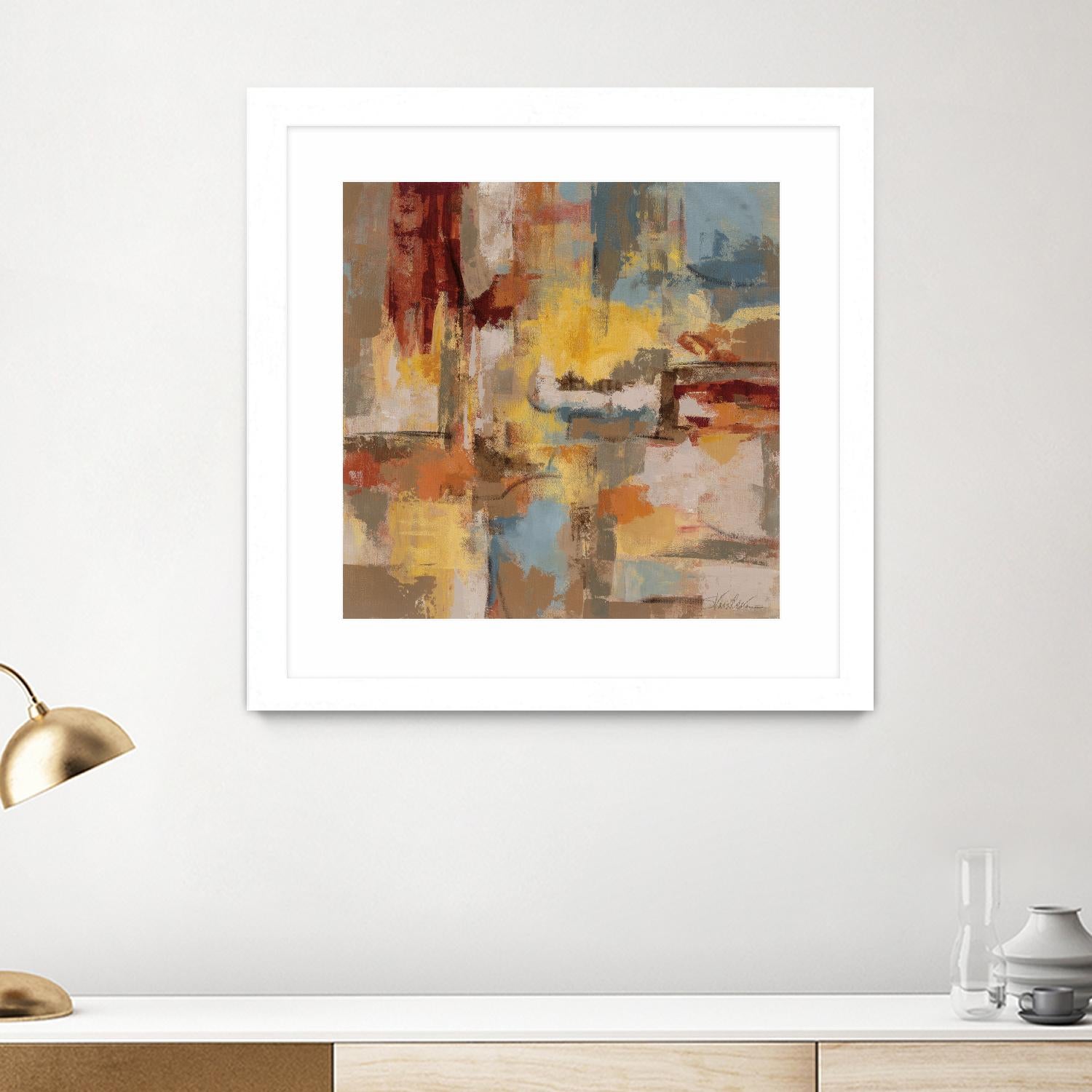 Sunday Afternoon by Silvia Vassileva on GIANT ART - red abstract