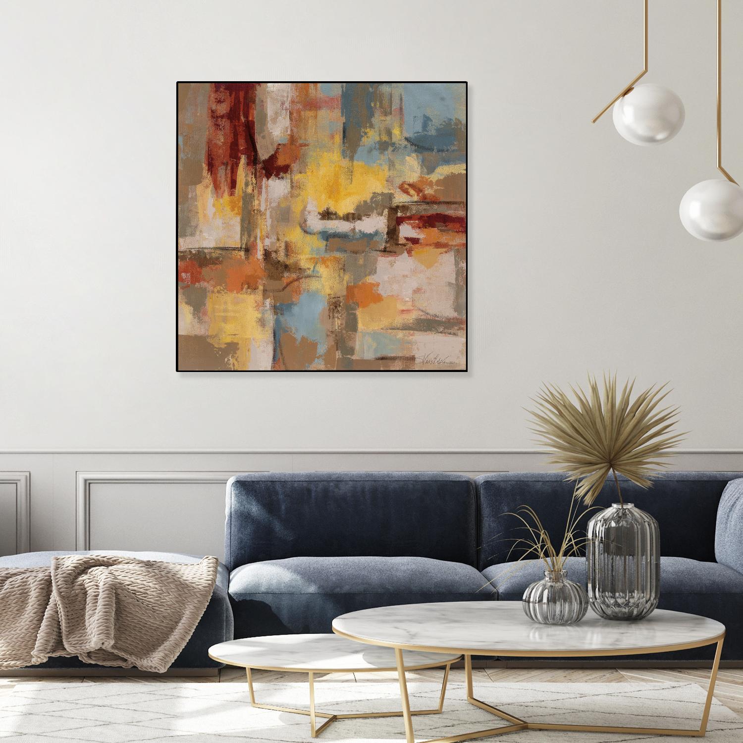 Sunday Afternoon by Silvia Vassileva on GIANT ART - red abstract