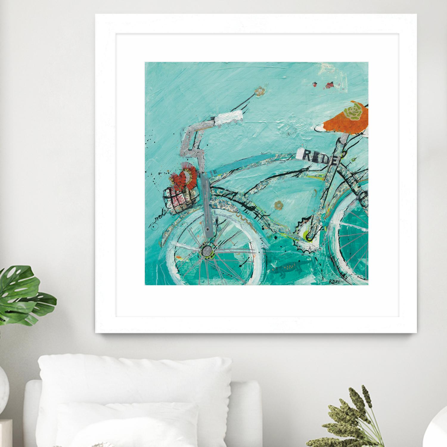 Ride by Kellie Day on GIANT ART - orange leisure