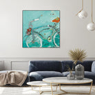 Ride by Kellie Day on GIANT ART - orange leisure