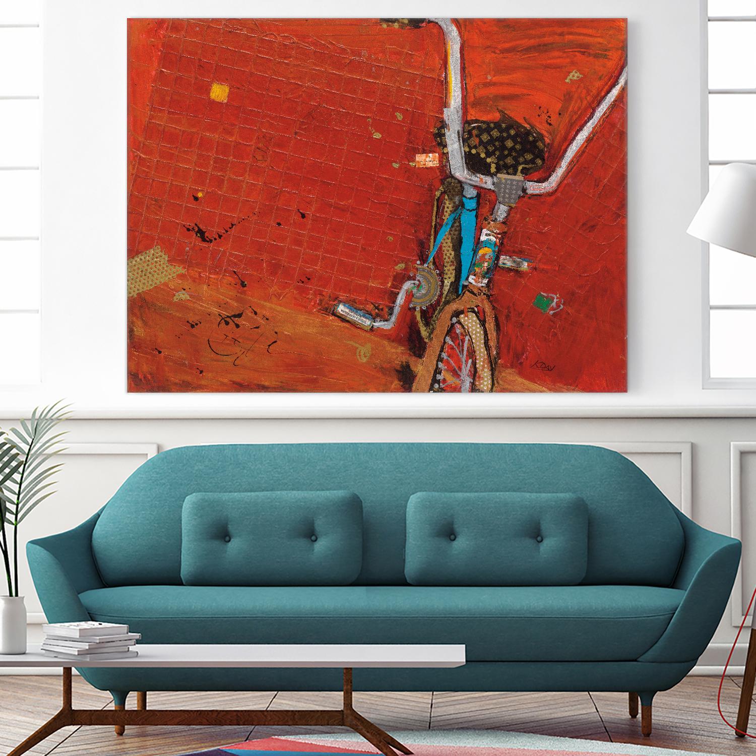 Perky T's by Kellie Day on GIANT ART - orange leisure